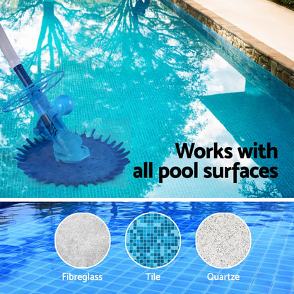 Aquabuddy Pool Cleaner Automatic Vacuum Swimming Pool Floor Climb Wall 10M