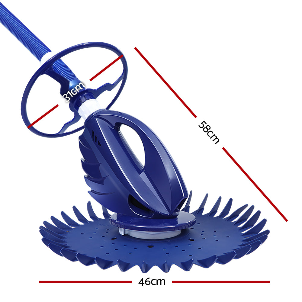 Aquabuddy Pool Cleaner Automatic Swimming Floor Climb Wall Vacuum 10M Hose