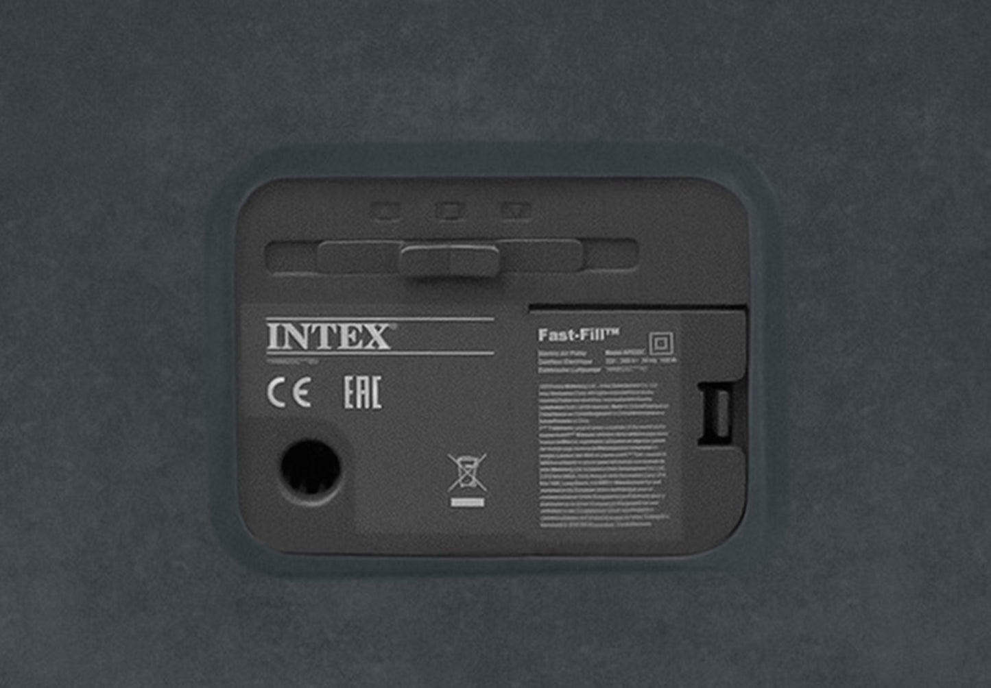 INTEX Queen Dura-Beam® Comfort Plush Air Mattress w/ Built-In USB Electric Pump 64418
