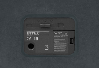 INTEX Queen Dura-Beam® Comfort Plush Air Mattress w/ Built-In USB Electric Pump 64418