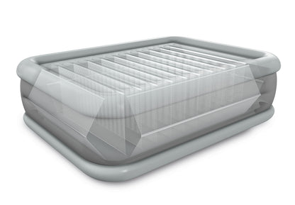 INTEX Queen Dura-Beam® Comfort Plush Air Mattress w/ Built-In USB Electric Pump 64418