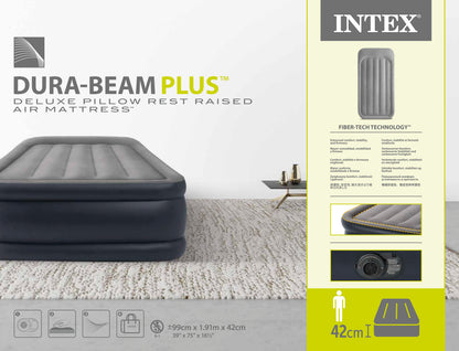 Intex Single (Twin) Plus Series Airbed 42cm 64132