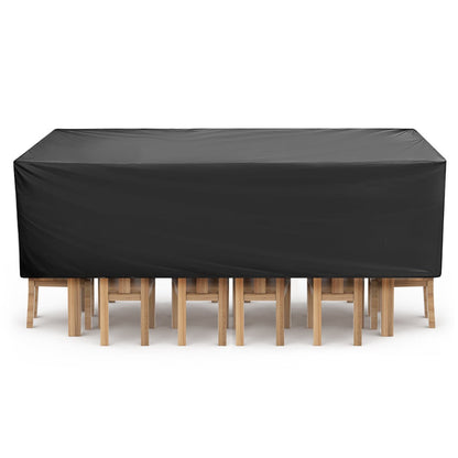 Rectangular Patio Table Cover Heavy Duty Waterproof Outdoor Furniture Set Cover 121" x 54" x 35"