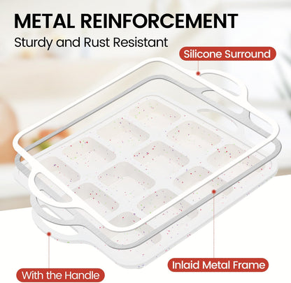 Silicone Mini Loaf Pan with Metal Frame & Bread Pans -