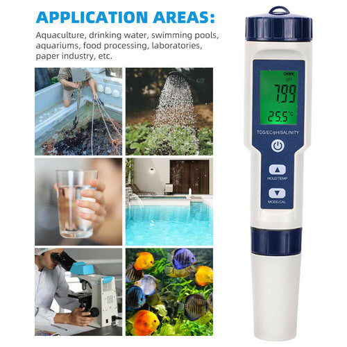 5 in 1 PH Meter Water Quality Monitor Tester Pen and one Bestway Surface Skimmer