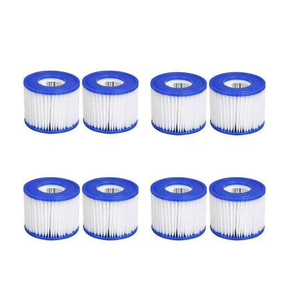 8PCS Replacement Bestway VI Filter Cartridge Inflatable Lay-Z-Spa Filters 58323