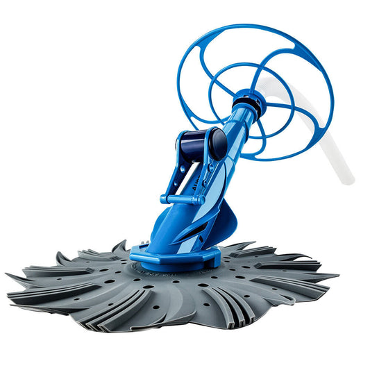 Aurelaqua Swimming Pool Cleaner Floor Climb Wall Automatic Vacuum 10M Hose Blue