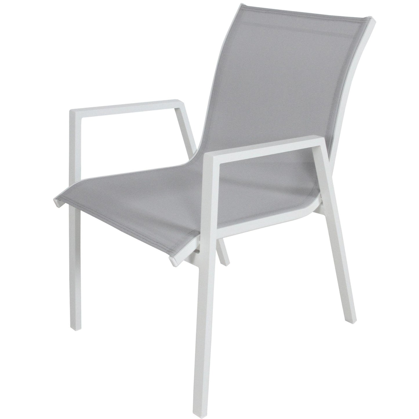 Iberia 13pc 230-345cm Aluminium Outdoor Extensible Dining Table Chair White